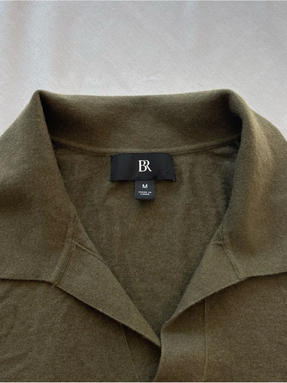 Banana Republic Polo Olive Green Collared Men's Sweater